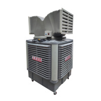 Refroidisseur d'air mobile sur pied 25000m³/h, ventilateur à simple sortie d'air, climatiseur portable léger et mobile pour extérieur