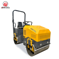 La construction de marque célèbre chinoise utilise 1500kgs rouleau de route Double tambour Vibration 2ton vibrant Double tambour compacteur