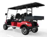 Voiture de golf électrique tout-terrain 4 places alimentée par batterie lithium-ion d'occasion familiale Véhicule utilitaire Dune Buggy