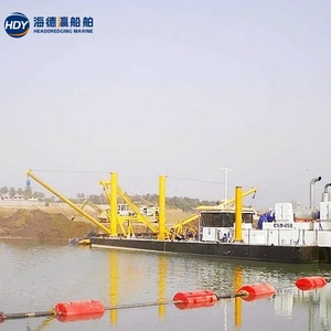 La embarcación de dragado de oro tipo basculante con ruedas se utiliza para terrenos duros en zonas lacustres y fluviales. - Product Image 3