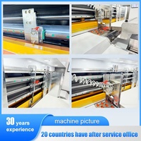 Máquina de Impresión y Ranurado de Cartón con Sistema de Transferencia al Vacío Oray, Totalmente Automática, Nueva, con Banda Transportadora de Vacío Resistente al Desgaste, 300 Piezas/min