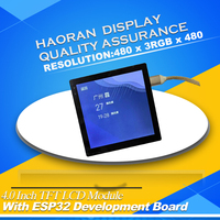Module LCD TFT 3,95 pouces 480x480, carte de développement ESP32 LVGL, WIFI, écran tactile capacitif intelligent de 4 pouces pour boîtier 86