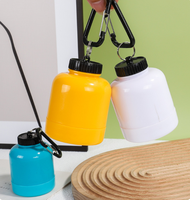 Conteneur portable pour poudre protéinée, mini bouteille avec entonnoir, boîte de rangement pour suppléments de fitness, pot de stockage de capsules 100ml 200ml, vente en gros