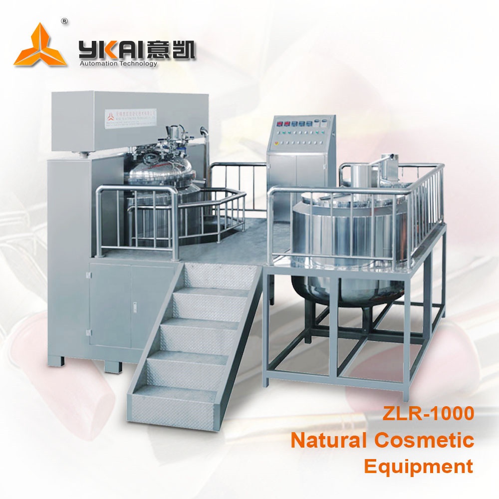 ZJR-1000 Factory price vacuum emulsifying mixer machine with electric lifting