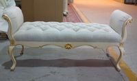 Tabouret de chevet antique, banc de bout de lit, banc en bois, prix, ottoman de luxe, meubles de maison, chambres à coucher, bancs d'entrée
