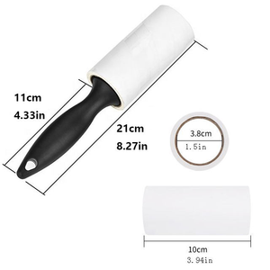 Rullo Adesivo Bianco Extra Forte per la Pulizia dei Capelli, Rullo Manuale per la Rimozione dei <span class=keywords><strong>Peli</strong></span> di Cane, Spazzola Adesiva per la Rimozione dei <span class=keywords><strong>Peli</strong></span> - Product Image 3