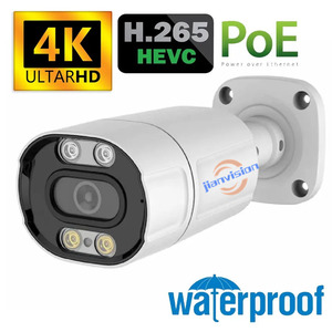 Sistem <span class=keywords><strong>CCTV</strong></span> Jianvision 4K 8MP HD Tahan Air Tipe Bullet Dome POE 4ch Kamera IP Jaringan Sudut Lebar Penglihatan Malam Sensor CMOS NVR Data - Product Image 6