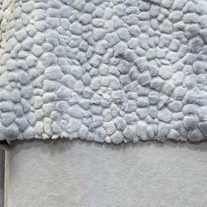 <span class=keywords><strong>Mink</strong></span> falso em relevo para cobertores de tecido de malha super macio de lã com estampa de pedra - Product Image 3