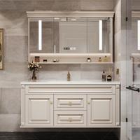 Plusieurs styles de meubles-lavabos de salle de bain sur pied avec éviers disponibles ; production personnalisée possible.