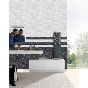 Brown Digital Ceramic <b>Wall</b> Tiles 12x18 Inch Glossy Non Slip Acid Resistant Design <b>for</b> Kitchen Bathroom Interiors - Product Image 6
