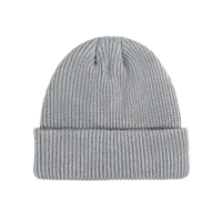 Bonnets d'hiver unisexes en spandex/coton tricotés à plat pour un usage quotidien, tailles 56-60 cm