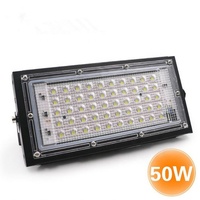 Projecteur LED étanche IP65 50W AC 220V, éclairage extérieur de jardin, réflecteur LED, projecteur, vente chaude