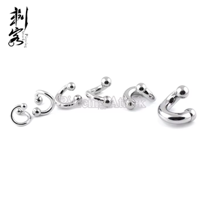 Anneaux de lèvre en acier chirurgical à filetage interne, <span class=keywords><strong>spirale</strong></span> torsadée, grand calibre, bijoux de <span class=keywords><strong>piercing</strong></span> corporel - Product Image 4