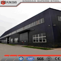Maison en acier préfabriquée usine de construction en acier léger atelier/entrepôt/Bardominium préfabriqué