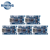 New and Original TP4056 Lithium Battery Charger Module 18650 Type C Micro USB Interface Charging Protection