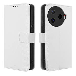 Cartera de lujo patrón de diamantes PU cuero Flip Phone Case para Tecno Camon 30 Pro 5G - Product Image 1