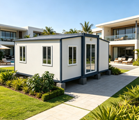Kits de maisons préfabriquées mobiles de 20 pieds et 40 pieds, villas préfabriquées extensibles, maisons conteneurs en acier, maisons mobiles