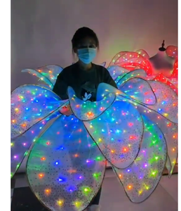 Kostum Pertunjukan Panggung Tari Bunga LED Mewah untuk Gadis, Parade, Festival, Acara Hiburan - Product Image 1