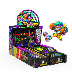 Funspace fabbrica all'ingrosso gioco centro attrezzature a gettoni <span class=keywords><strong>Zombie</strong></span> rotolamento 2 giocatori macchina da gioco Bowling - Product Image 3