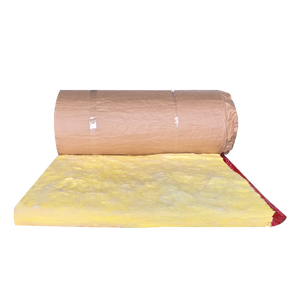 Lana de Vidrio Ignífuga para Techos de Edificios Metálicos, Cumple con <span class=keywords><strong>la</strong></span> Norma ASTM E84 para Sudamérica, R122, Rollo de Lana de Vidrio de 50 mm con Papel Kraft - Product Image 2