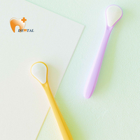 Brosse à langue en silicone en gros, gratte-langue, outil de nettoyage pour l'hygiène bucco-dentaire, brosse nettoyante réutilisable pour la langue avec picots
