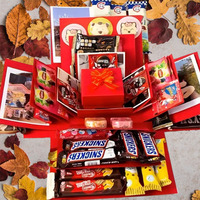 Boîte à surprise créative givrée de style japonais et coréen, boîte cadeau d'anniversaire, cadeau surprise, cadeau d'Halloween pour enfants, Noël