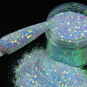 Poudre à ongles scintillante, paillettes, flash, bonne qualité, pour nail art, nouveauté, 1 boîte - Product Image 1