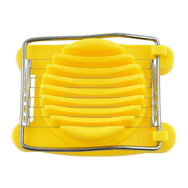 Hot Selling Stainless Steel Mini Egg Quarter Slicer Topper Cutter Best Plastic Kitchen Gadget Tool for Egg Strawberries Cutting