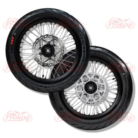 Kit de Ruedas Surron Ultra Bee Supermoto, Juego Completo de Neumáticos para Calle, Neumáticos Lisos para Carretera