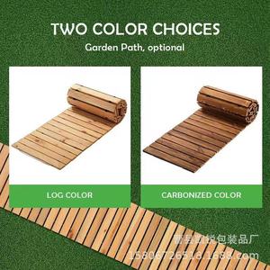 Suelo de Madera para Jardín, Rectángulos Entrelazados de Madera de Paulownia, Resistente al Agua, para Exteriores - Product Image 5