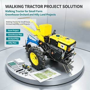 Tractor <span class=keywords><strong>de</strong></span> <span class=keywords><strong>Mano</strong></span> Diésel <span class=keywords><strong>de</strong></span> 8-32 HP, Tractor <span class=keywords><strong>de</strong></span> Arrastre con Caja <span class=keywords><strong>de</strong></span> Cambios <span class=keywords><strong>de</strong></span> Alto Torque, 6 Marchas Adelante y 1 Reversa para Trabajos Pesados <span class=keywords><strong>de</strong></span> Arado Agrícola - Product Image 3