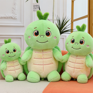 Peluche Tartaruga Ultra Morbidi, Produzione Personalizzata, Giocattoli Imbottiti in Cotone PP da 8 Pollici, Giocattoli Natalizi per Macchine a Artiglio - Product Image 1