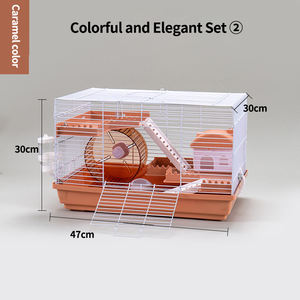 Tüm Set sıcak satış hamster kafes akrilik <span class=keywords><strong>pet</strong></span> Hamster dağ evi lüks hayvanlar kafes - Product Image 3