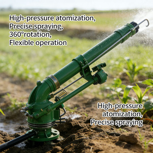 Aspersor de Riego Oscilante de Acero Inoxidable para Jardín, Equipo de Riego de Gran Cobertura - Product Image 5