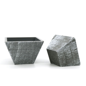 Maceta de Plástico Yicai Pequeña, Imitación Hormigón, Hecha a Mano, para Decoración de Jardín, para Cactus y Suculentas - Product Image 5