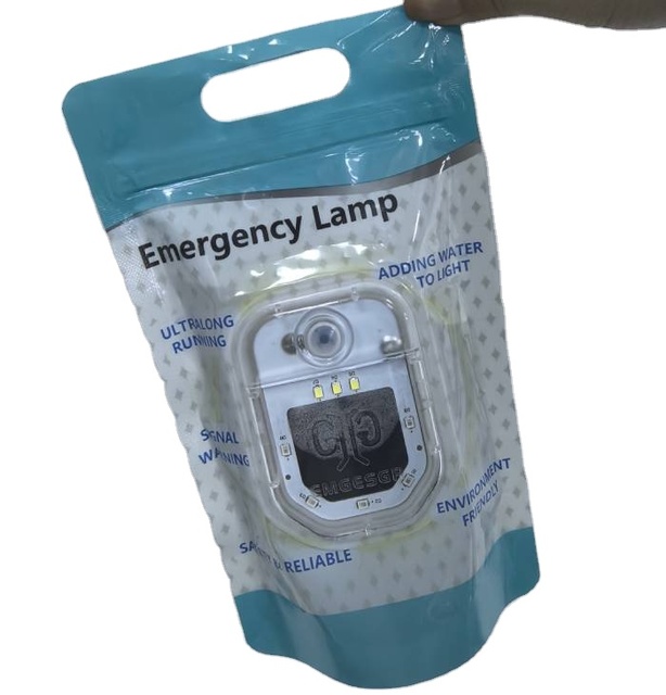 Outdoor Clean Salt Water Powered Lamp Emergency Light 300 Hours Aluminum Fuel Cell Battery