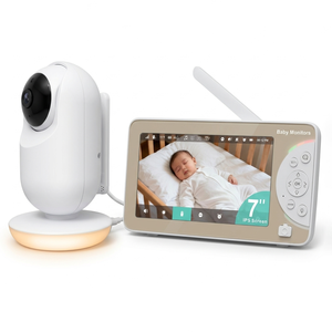 กล้องวงจรปิดสำหรับเด็ก KT716W ขนาด 7 นิ้ว ความละเอียด 720P HD พร้อมระบบ WiFi อัจฉริยะ ตรวจจับการเคลื่อนไหวและการร้องไห้ด้วย AI และบันทึกวิดีโอพร้อมจับภาพหน้าจอ - Product Image 1
