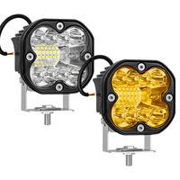 Đèn Led Cho Xe Máy Đèn Sương Mù Led 66W Đèn Led 4X4 Sáng Màu Hổ Phách Trắng 3 Inch Thanh Đèn Led Cho Xe Tải Máy Kéo Xe Địa Hình