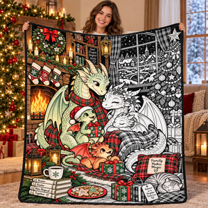 Couverture à colorier personnalisée OEM Dragon DIY avec marqueurs, lavable, réutilisable, en flanelle douce, motif dessin animé, pour enfants - Product Image 2