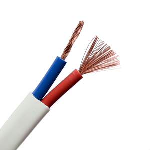 Weißes Flachkabel mit zwei Leitern für LED-Streifen, Verlängerungskabel für LED-Band, Lampen und Beleuchtung - Product Image 1