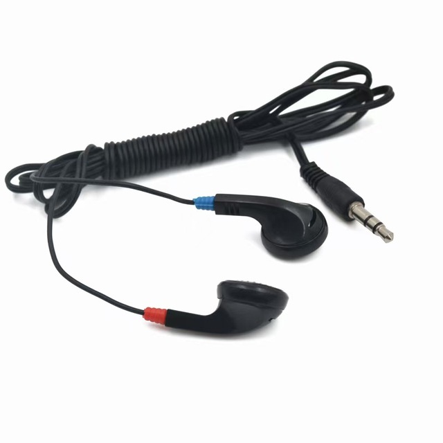 Factory Direct Custom Logo Wired In-Ear Stereo Headphones with 3.5mm Interface for Gaming & Aviation Disposable OEM Earbuds