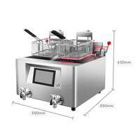 SEMIKRON Équipement de cuisine commerciale de table-Friteuse électrique pour hot-dogs au poulet et au maïs-Levage automatique du panier à bas prix