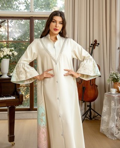 <span class=keywords><strong>Vestido</strong></span> Musulmán Abaya Jacquard Degradado para Mujer, <span class=keywords><strong>Vestido</strong></span> Musulmán A LA Moda, Estilo Jalabiya, para Mujer, a la Moda, a la Moda - Product Image 5