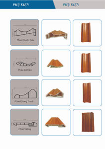 Panneau mural en PVC nano Vilaconic Vietnam, panneau mural extérieur cannelé pour la décoration d'appartements, garantie 5 ans, design moderne - Product Image 4