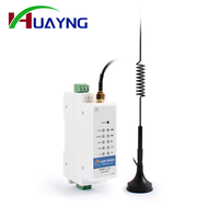 Módem global Din-Rail 4G LTE RS485 Modbus RTU, compatible con servidor TCP celular y comando SMS de cliente