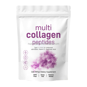Colágeno Multi-Péptidos en Polvo Sin Sabor, Suplemento de Belleza con Biotina, Vitamina C y Ácido Hialurónico, 2LB 907g - Product Image 1