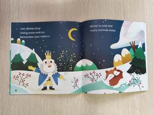 Libros de cuentos de animación de tapa dura hechos a medida para niños Libros de imágenes de carcasa dura impresos en papel offset ofrecidos por fábrica - Product Image 2