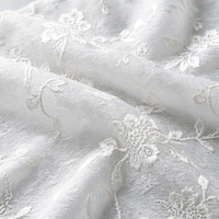 Tissu de rideau voile tissé et teint écologique 100% polyester, texture fil slub, rideaux voile naturels pour décoration intérieure bohème