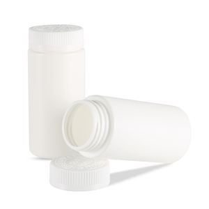 Récipient en HDPE résistant aux enfants 150-200ml de forme ronde mat opaque couleurs de corps et de capuchon personnalisées disponibles - Product Image 5
