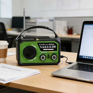 2026 Newest Portable Outdoor Emergency Radio AM/FM <strong>Solar</strong>-Powered <strong>Hand</strong>-<strong>Crank</strong> Flashlight <strong>Power</strong> <strong>Bank</strong> 3000mAh Built-in Speaker - Product Image 3
